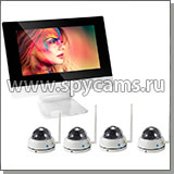 Купольный комплект видеонаблюдения Kvadro Vision I-Stiv Home - 2.0