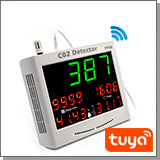 Настенный TUYA Wi-Fi анализатор качества воздуха «HT-HZ9110» (3 в 1)